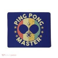 Ping Pong Master Champion Table Tennis Coach Paddle Player Mousepad thumb 0