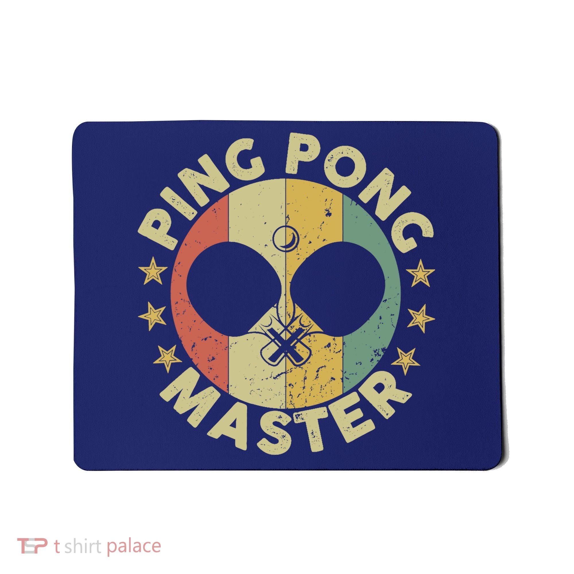 Ping Pong Master Champion Table Tennis Coach Paddle Player Mousepad