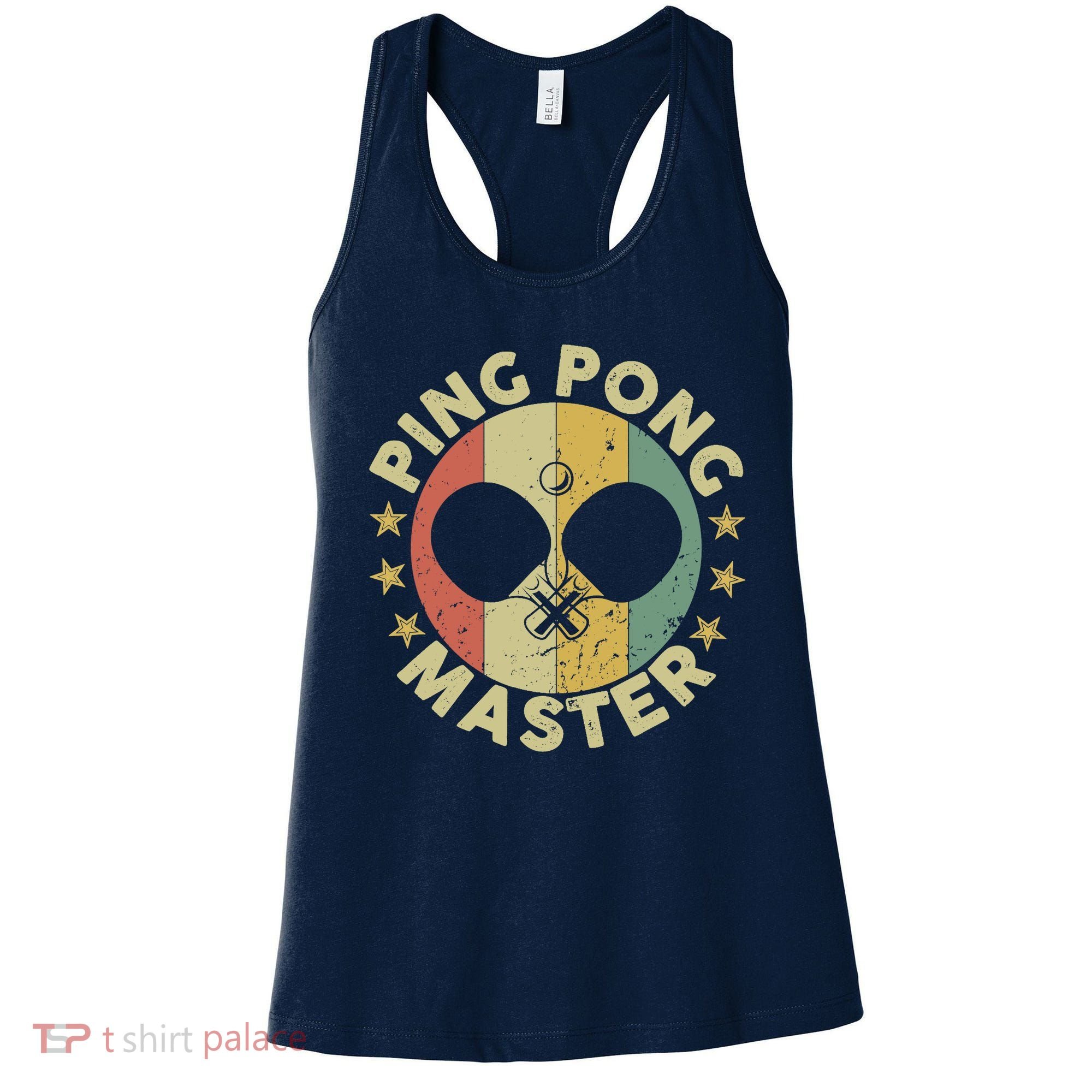 Ping Pong Master Champion Table Tennis Coach Paddle Player Women's Tank Top