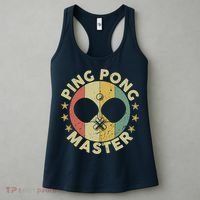 Ping Pong Master Champion Table Tennis Coach Paddle Player Women's Tank Top thumb 3