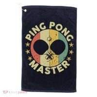 Ping Pong Master Champion Table Tennis Coach Paddle Player Golf Towel thumb 0