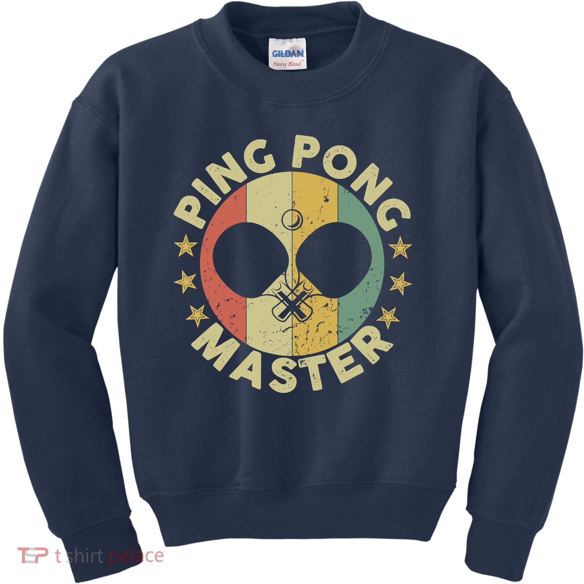 Ping Pong Master Champion Table Tennis Coach Paddle Player Kids Sweatshirt