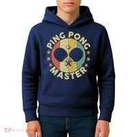 Ping Pong Master Champion Table Tennis Coach Paddle Player Kids Hoodie thumb 4