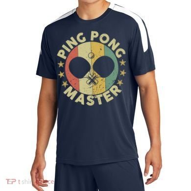 Ping Pong Master Champion Table Tennis Coach Paddle Player Soccer Jersey