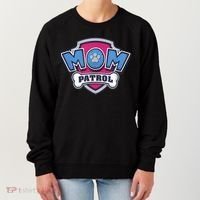  MotherS Day Mom Patrol Badge Women's Sweatshirt thumb 0