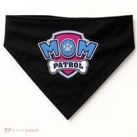  MotherS Day Mom Patrol Badge USA-Made Doggie Bandana thumb 0
