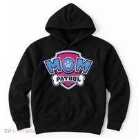  MotherS Day Mom Patrol Badge Hoodie thumb 0