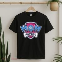  MotherS Day Mom Patrol Badge T-Shirt thumb 2