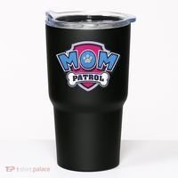  MotherS Day Mom Patrol Badge Tumbler thumb 0