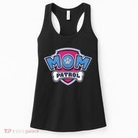  MotherS Day Mom Patrol Badge Women's Tank Top thumb 0