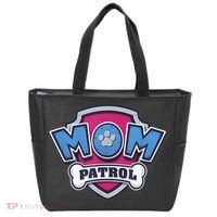  MotherS Day Mom Patrol Badge Tote Bag thumb 0
