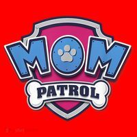  MotherS Day Mom Patrol Badge Santa Hat thumb 1