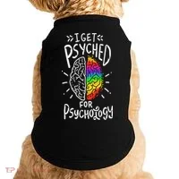 Psyched Psychology Major Student Doggie Tank thumb 0