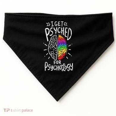 Psyched Psychology Major Student USA-Made Doggie Bandana