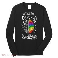 Psyched Psychology Major Student Long Sleeve Shirt thumb 0
