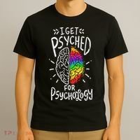Psyched Psychology Major Student T-Shirt thumb 3