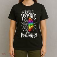Psyched Psychology Major Student T-Shirt thumb 4