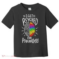 Psyched Psychology Major Student Toddler T-Shirt thumb 0
