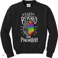 Psyched Psychology Major Student Kids Sweatshirt thumb 0