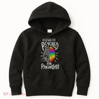 Psyched Psychology Major Student Kids Hoodie thumb 0