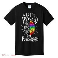 Psyched Psychology Major Student Kids T-Shirt thumb 0