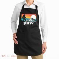Pnw Pacific Northwest Bigfoot Mountains Retro 80s Graphic Apron thumb 2