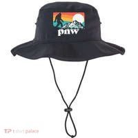 Pnw Pacific Northwest Bigfoot Mountains Retro 80s Graphic Bucket Hat thumb 0