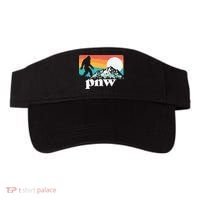 Pnw Pacific Northwest Bigfoot Mountains Retro 80s Graphic Visor thumb 0