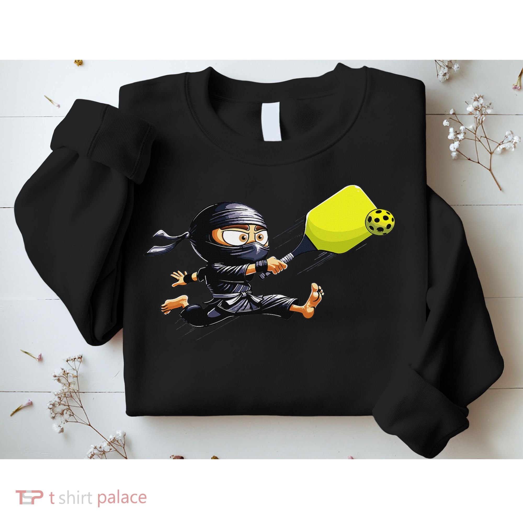Pickleball Player Ninja Sweatshirt