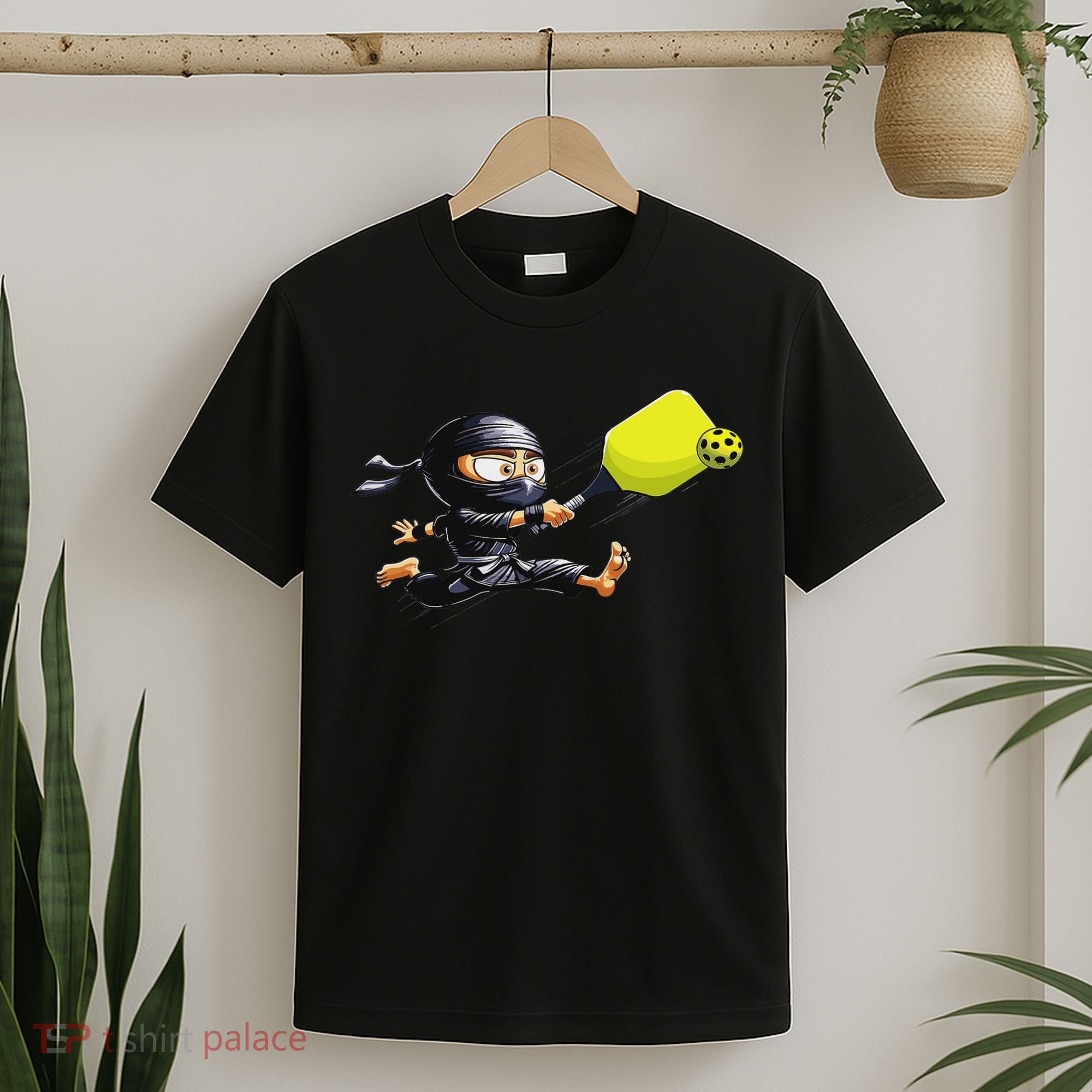 Pickleball Player Ninja T-Shirt