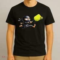 Pickleball Player Ninja T-Shirt thumb 3