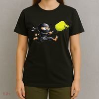 Pickleball Player Ninja T-Shirt thumb 4