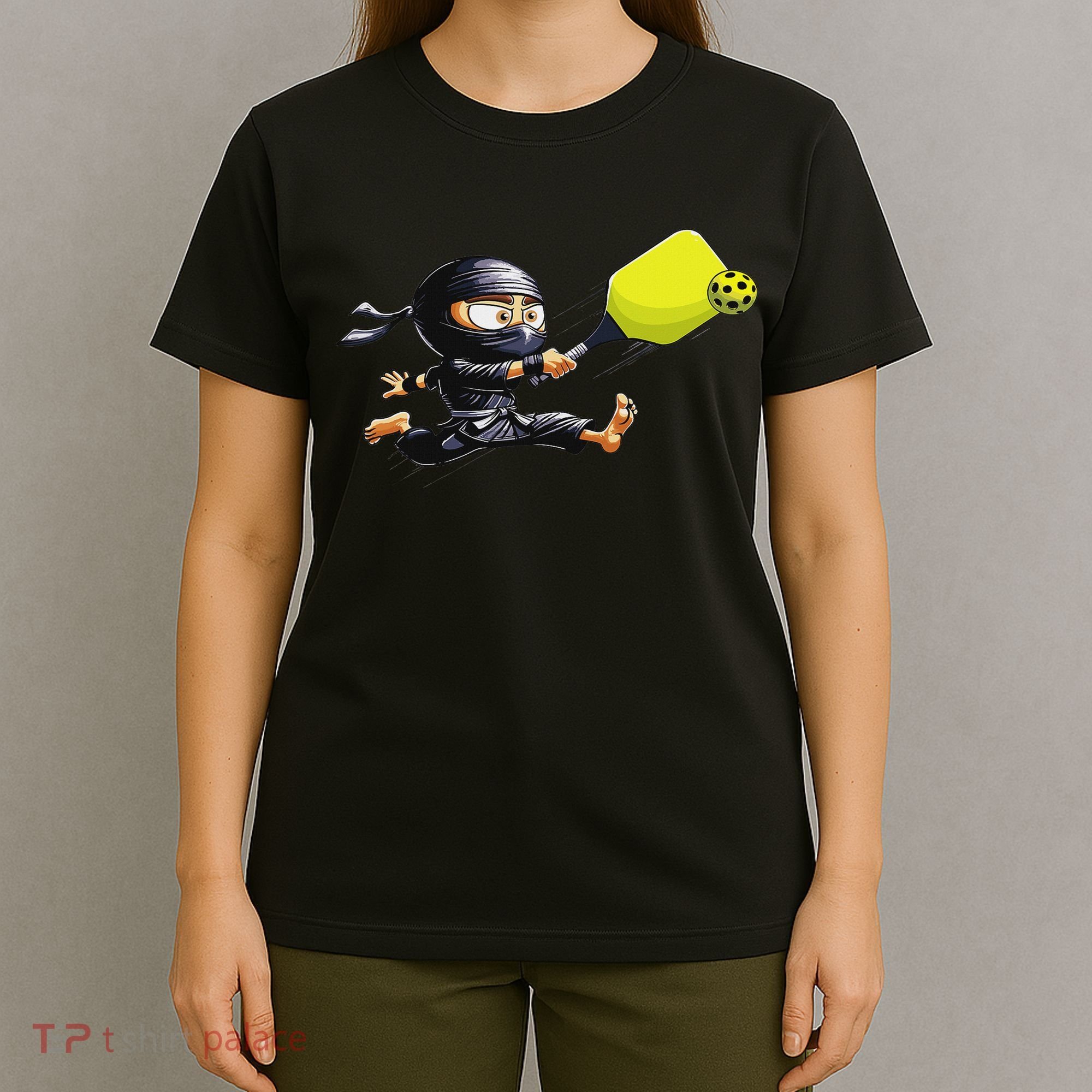 Pickleball Player Ninja T-Shirt
