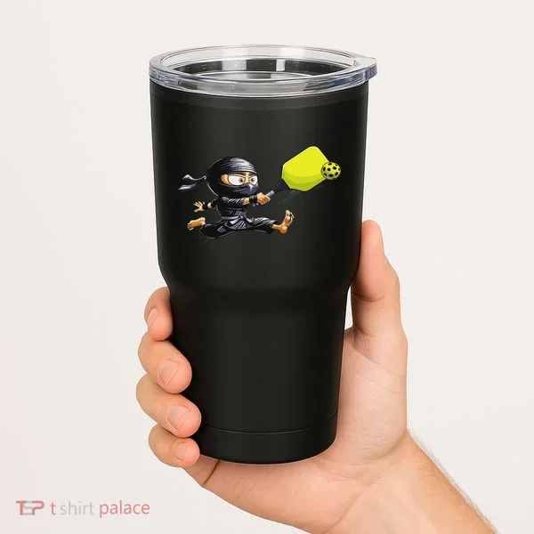 Pickleball Player Ninja Tumbler