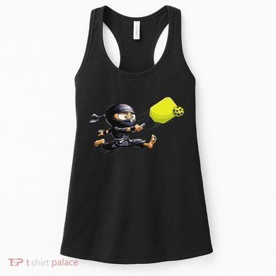 Pickleball Player Ninja Women's Tank Top