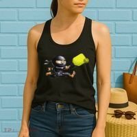 Pickleball Player Ninja Women's Tank Top thumb 2