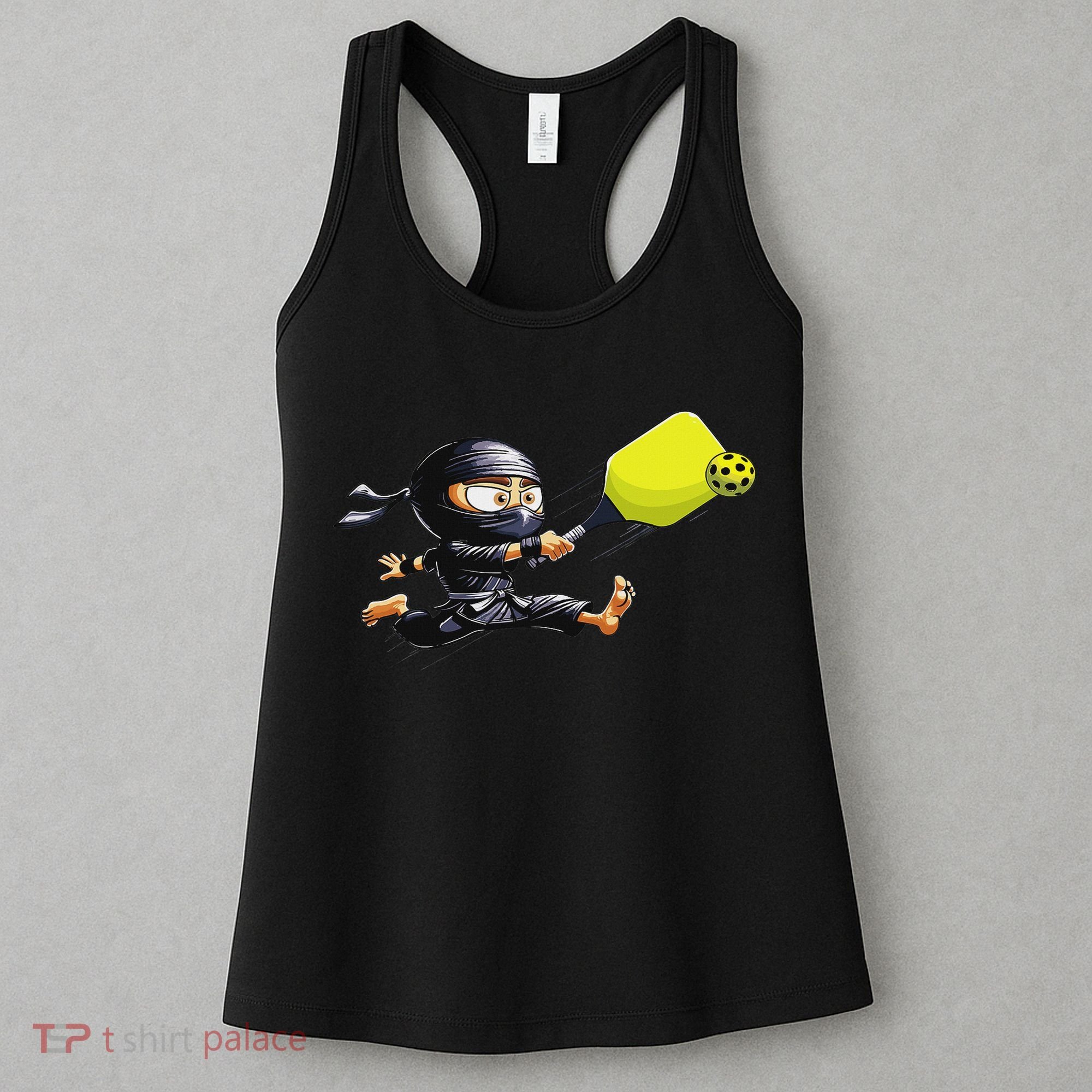 Pickleball Player Ninja Women's Tank Top