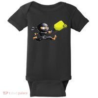Pickleball Player Ninja Baby Bodysuit thumb 0