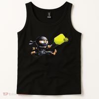 Pickleball Player Ninja Tank Top thumb 2