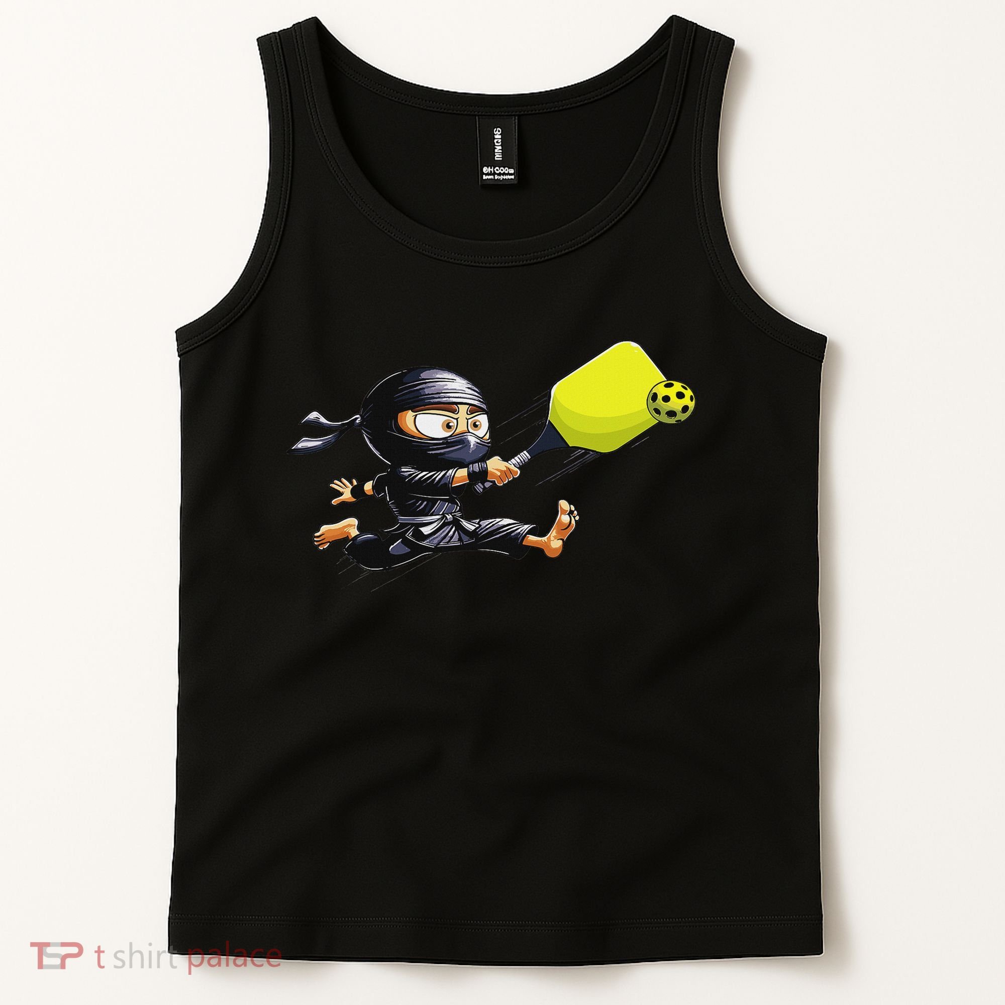 Pickleball Player Ninja Tank Top