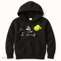 Pickleball Player Ninja Kids Hoodie thumb 0