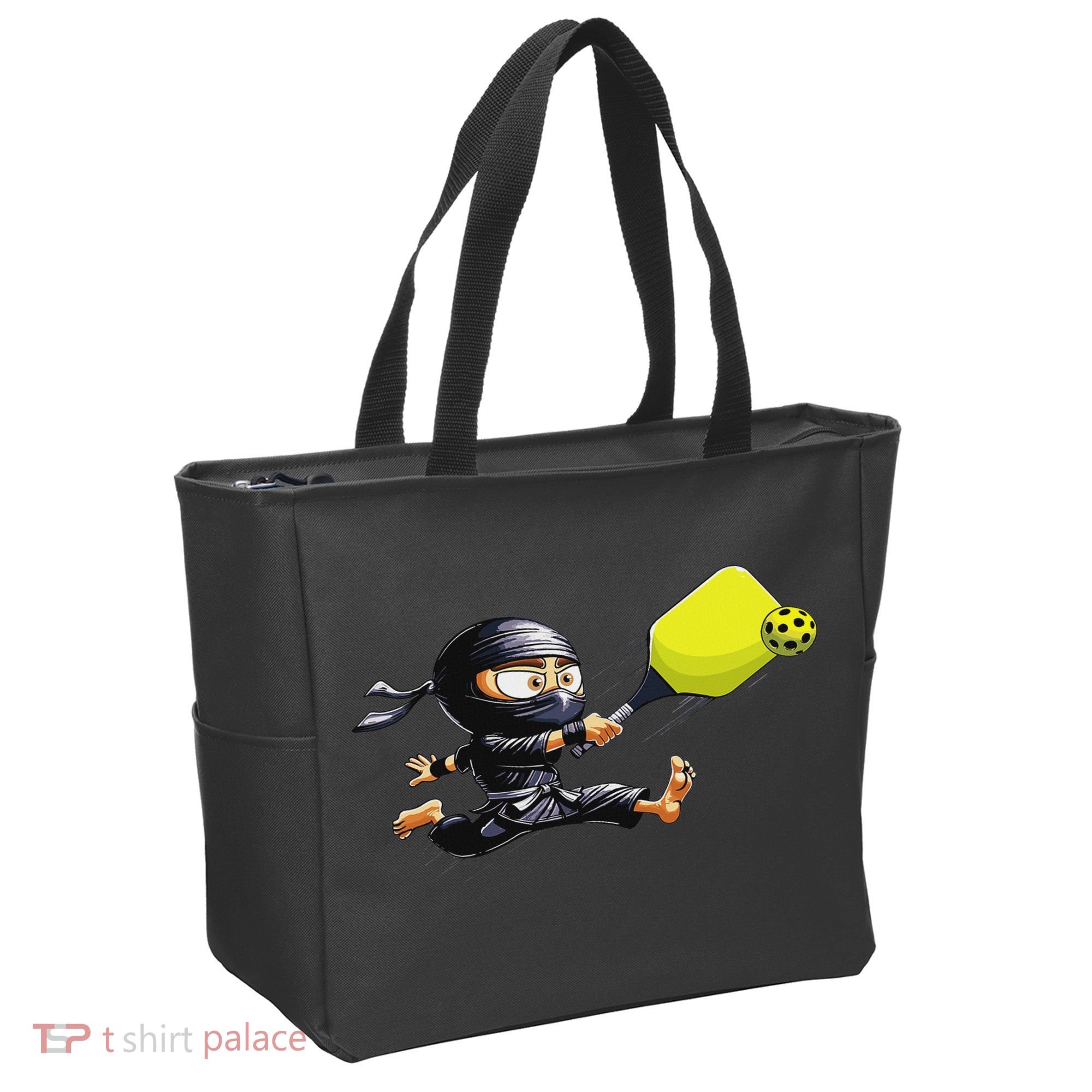 Pickleball Player Ninja Tote Bag