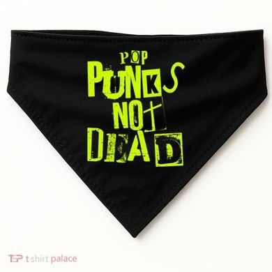 Pop Punks Not Dead Vintage Grunge Pop Punk Is Not Dead USA-Made Doggie Bandana