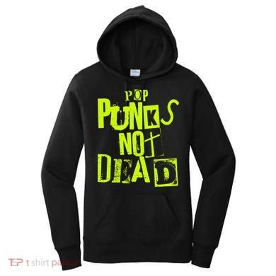 Pop Punks Not Dead Vintage Grunge Pop Punk Is Not Dead Women's Hoodie