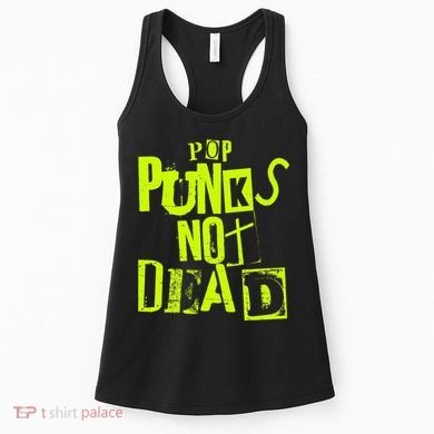 Pop Punks Not Dead Vintage Grunge Pop Punk Is Not Dead Women's Tank Top