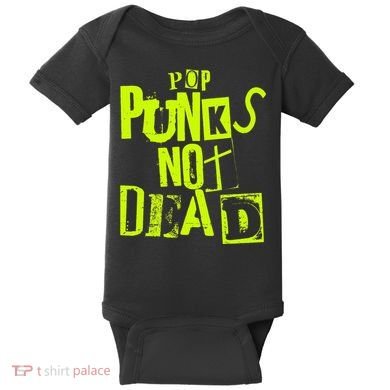 Pop Punks Not Dead Vintage Grunge Pop Punk Is Not Dead Baby Bodysuit