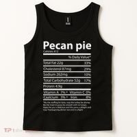 Pecan Pie Nutrition Facts Funny Thanksgiving Tank Top thumb 2