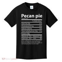 Pecan Pie Nutrition Facts Funny Thanksgiving Kids T-Shirt thumb 0