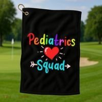 Pediatrics Pediatrician Nurse Doctor Gift Golf Towel thumb 1