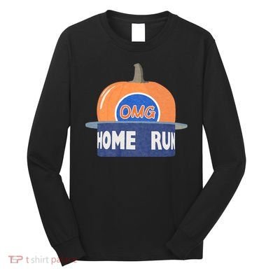 Playoff Pumpkin New York Omg Long Sleeve Shirt